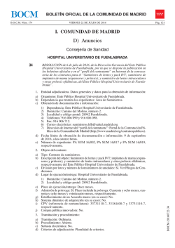 D) Anuncios - Sede Electr&oacute;nica del Boletin Oficial de la Comunidad