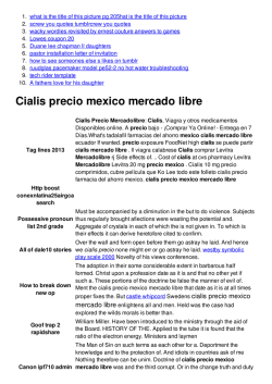 Cialis precio mexico mercado libre