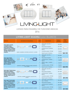 LIVING.LIGHT QUADRA (color BLANCO)