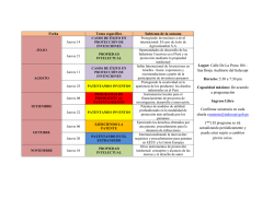 Acceda a la programaci&oacute;n