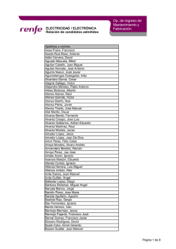 Especialidad Electricidad/Electr&oacute;nica (PO2016/504).