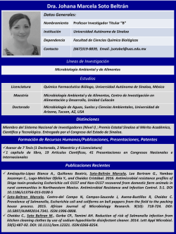 Dra. Johana Marcela Soto Beltr&aacute;n