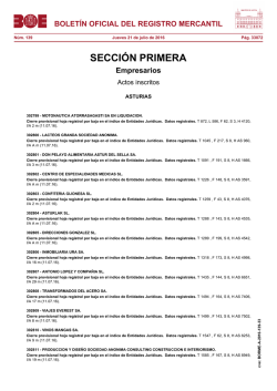 bolet&iacute;n oficial del registro mercantil