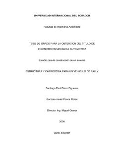 UNIVERSIDAD INTERNACIONAL DEL ECUADOR Facultad de