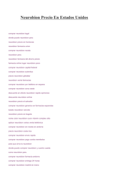 Neurobion Precio En Estados Unidos