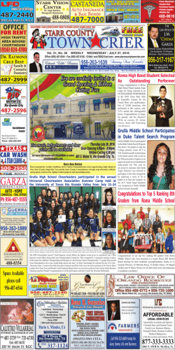 7-27-16 - Starr County Town Crier