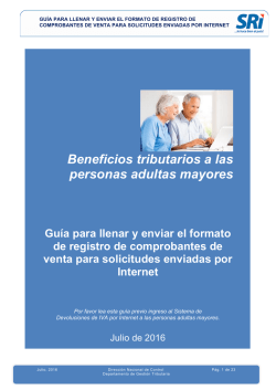 Gu&iacute;a para llenar y enviar el formato de registro de comprobantes de