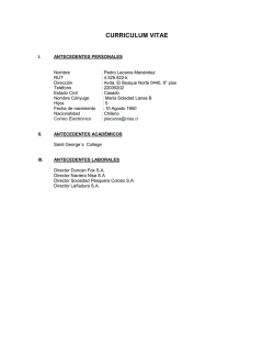 CURRICULUM VITAE