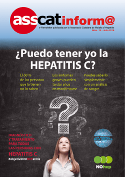 inform@ - Hepatitis - Asociaci&oacute;n Catalana de Enfermos de Hepatitis
