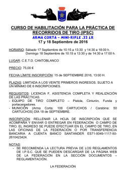 Inscripcion Curso Habilitacion Septiembre 2016