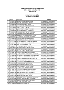 Ingenier&iacute;a Electr&oacute;nica - Universidad Polit&eacute;cnica Salesiana