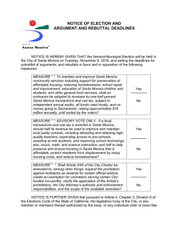 notice of election and argument and rebuttal deadlines