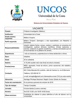vacante - Conacyt