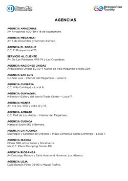agencias - Modo Diners