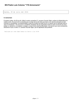 este mes - IES Padre Luis Coloma