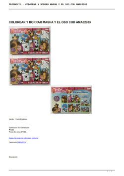 tapimovil : colorear y borrar masha y el oso cod ama02903