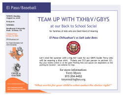 El Paso - Texas Hands & Voices