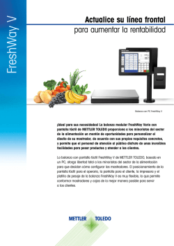 FreshWay V datasheet