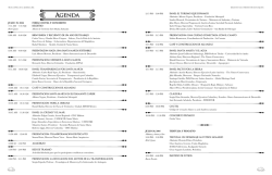 Agenda - Tras la Perla de la Am&eacute;rica