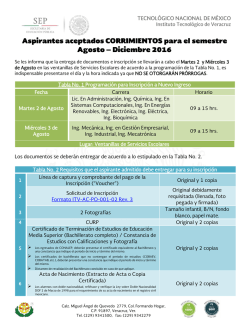 Proceso de Inscripci&oacute;n Alumnos Nuevo Ingreso (Corrimientos) PDF