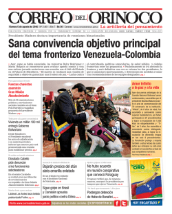 Descargar PDF - Correo del Orinoco