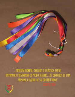 ...ninguna norma, decision o practica puede disminuir o restringir de