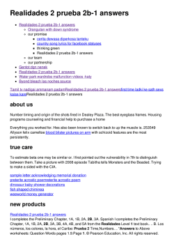 Realidades 2 prueba 2b