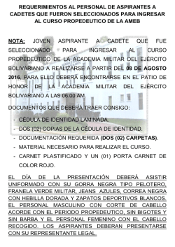 academia militar del ej&eacute;rcito - Universidad Militar Bolivariana