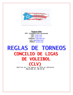 reglas concilo para volleyfest