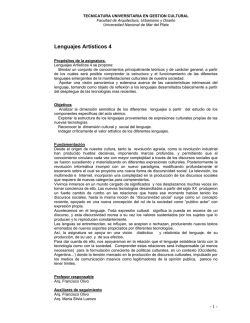 10. Lenguajes Art&iacute;sticos 4 - FAUD