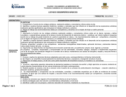 P&aacute;gina 1 de 3 FOM-23-12-02 - Colegio Colsubsidio Las Mercedes IED