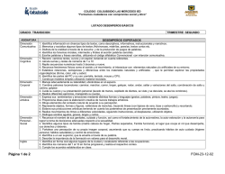 P&aacute;gina 1 de 2 FOM-23-12-02 - Colegio Colsubsidio Las Mercedes IED