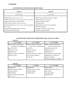 Cambios en el uniforme Ver m&aacute;s - Real Conservatorio Profesional