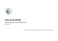 Listado oficial de aspirantes aprobados luego de la apelaciones