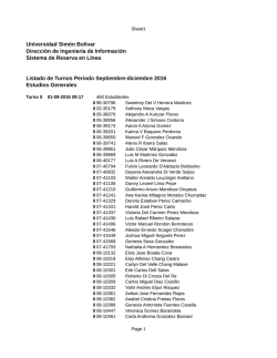 Universidad Sim&oacute;n Bol&iacute;var Direcci&oacute;n de Ingenier&iacute;a de Informaci&oacute;n