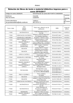 instrucci&oacute;ns sobre libros de texto