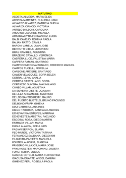 matutino acosta almeida, maria elisa acosta martinez, claudia lujan