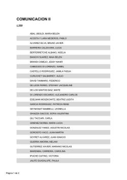 COMUNICACION II