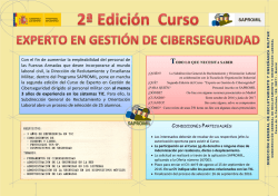 Flyer informativo 2&ordf; Ed. Curso de Gesti&oacute;n de