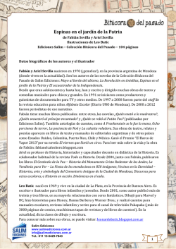 Espinas en el jard&iacute;n de la Patria