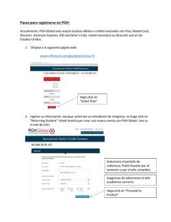 Pasos para registrarse en PGH