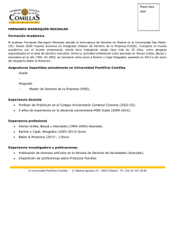 Poner foto aqu&iacute; - ICADE - Universidad Pontificia Comillas