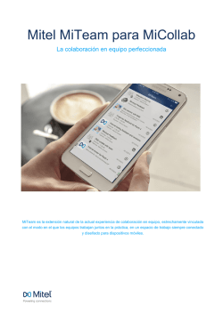 Mitel MiTeam para MiCollab