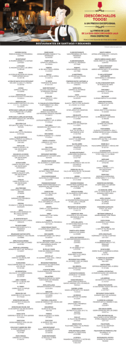 restaurantes en santiago y regiones