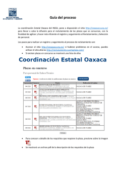 Gu&iacute;a del proceso - INEGI | Reclutamiento y selecci&oacute;n