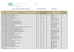 Programa de Doctorado en Incestigaciones Human&iacute;sticas Curso