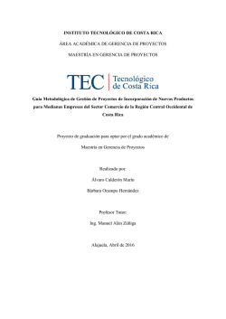 INSTITUTO TECNOL&Oacute;GICO DE COSTA RICA