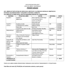 Lista de Libros 16-17 secundaria