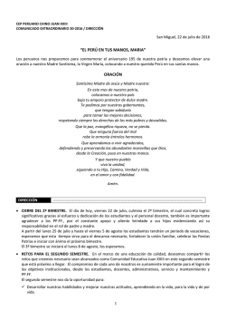 Julio.22.2016 N&ordm; 21 - Colegio Peruano Chino Juan XXIII