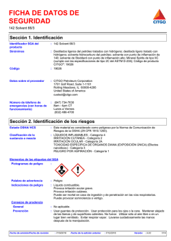 ficha de datos de seguridad
